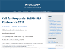 Tablet Screenshot of interasiapop.org